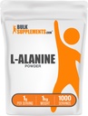 Bulk Assupports.com L-阿兰宁粉末 - 氨基酸补充剂 Alanine 补充剂 - 不受欢迎的 & Gluten Free,每服1克,1kg(2.2磅)(包1)