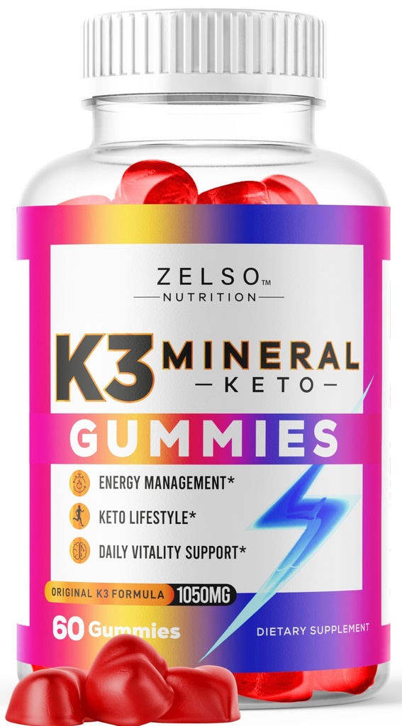 K3 Mineral Keto Gummys - Keto K3 Mineral Gummys, K3 矿物高级公式 Gummys - K3 维生素补充, Keto ACV Gummys K3 矿物 Gummys - 60 Gummys 1个月