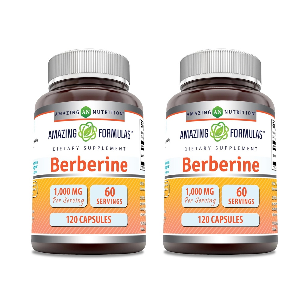 神奇的柏柏琳1000mg Per Service Capsules 补充 | | | 非 GGMO | Gluten Free | | |  USA  USA  USA  USA  USA  USA(120 | 2 pack)