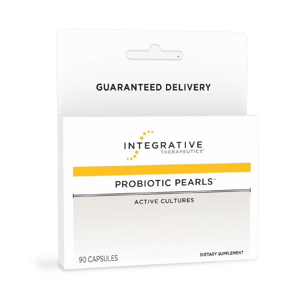 综合疗法 Probiotic Pearls - Gut健康支助每日消化补充* - Immune健康支助的Probiotic Capsules * - Soy - Free - 90 Counter (90名服务员)