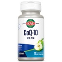 KAL CoQ10 30mg,抗氧化剂配方,Cecynzyme Q10 心脏健康和细胞能量支持补充,快速溶解活性元件,蔬菜,天然绿苹果 Flavor, 90 Serv, 90 微片