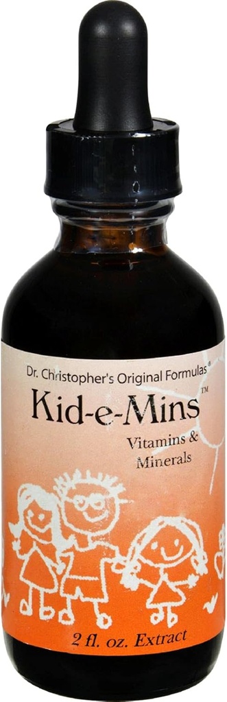 克里斯托弗·基德·明斯·维他命博士的维生素和矿物橙 - 2 fl oz