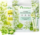 JOISPACE 电解质 饮用与茶多酚的混合 QQ 快水与电解质 促动 NO-GMO, Vegan, Gluten-free QQ Pomelo 茶与柠檬 利姆 茶, 32 服务