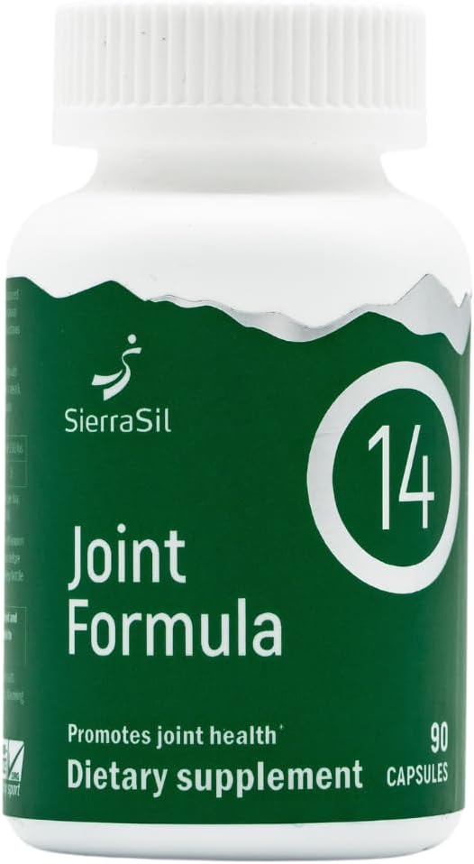 SierraSil® Joint Formula 14™ - Promotes Joint Health, Easy to Digest, Vegan, Gluten Free and Non-GMO – 90 Capsules (30 Servings)