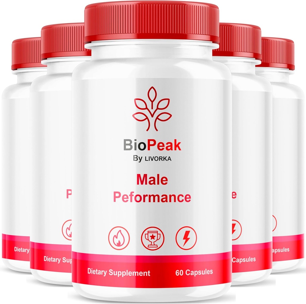 (5 Pack) BioPeak Capsules, BioPeak 高级支持公式 Pills (300 Capsules)