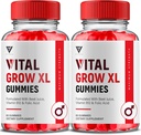 (2 Pack) Virtual Grow XL Gummys, Virtual Grow XL 高级性能和整体日常健康支持补充, VirtualGrow XL 最大力量1000mg 井水补充公式(120 Gummys)