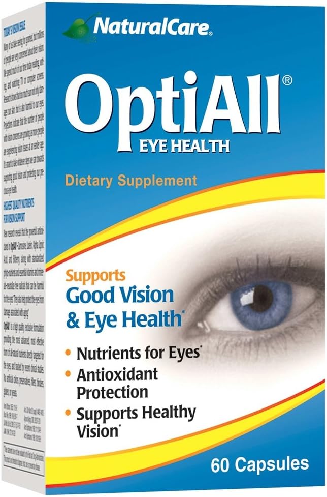 NaturalCare OptiAll Good Vision and Eye Health Editary Supples, 60 Count 套装(包2)