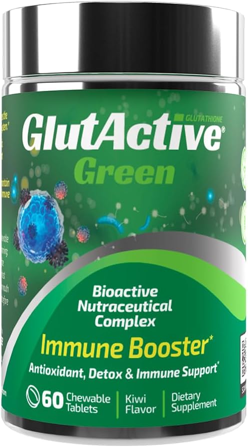 绿色950mg + 免疫支持 → Glutathione → 抗氧化剂、解毒剂、增加豁免、能源、加强和细胞保护 → 60可切片(60ct)