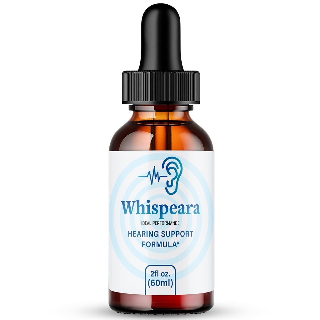Whispeara Tinnitus 环耳滴水救济,环清Tinnitus 液体滴水救济,最大强度,高级公式听力补充,Ear Ringing Tinnitus, Whispeara Reviews(1包)