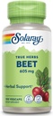 SOLARAY Beet Root 605mg 支持心血管健康和运动性能、肾脏、肝脏和血液健康