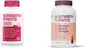 SmartyPants Gummy Multivitamin for Women 50 and Over: Omega 3 Fish Oil (EPA/DHA), Methylfolate & Women Multivitamin Gummys: Omega 3 Fish Oil (EPA/DHA), Methylfolate, CoQ10