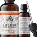 Cats Claw Tincture, Cat's Claw 提取无酒精草药补充液滴,液态自然消化健康,联合健康,Vegan - 美国制造 - 2 Fl Oz