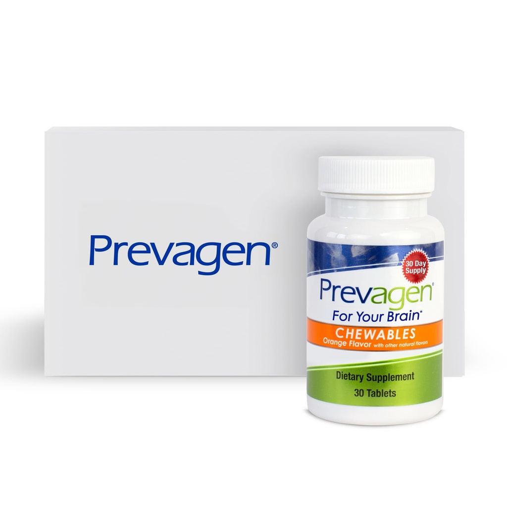 Prevagen regular strong 橙汁 - 30 片(1个月供应量) - 为你的大脑 10毫克 Apoaequorin + 维生素 D3 设计