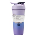 BlenderBottle Sport Sleek 绝缘无色钢摇摆瓶与Wire Whisk, 25-Ounce, Lavender Ombre – 蛋白质摇摆和水分, 用于运动和健身的 Enthusiast, 易混合, Slim Easy to hold, 保持饮用冷,可锁定的Lid
