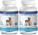 狗的维生素 - 狗的超维生素 - 矿物 - 必需的NUTRINTS - Premium and Natural - 狗的钙片 - 2瓶(180 Chews)