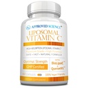 批准科学 Liposomal 维生素C - 1100 mg - 60 capsules - Immune 支持, bost Collagen, 抗氧化剂 - 高吸收 - 脂肪溶解 - 非转基因 - Vegan - 在美国制造