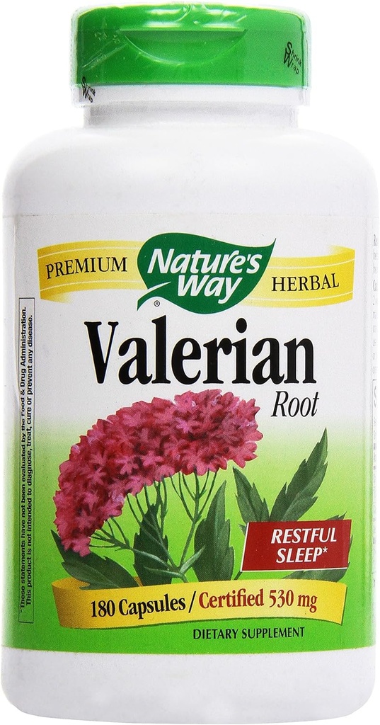 自然之路 Valerian 根, (Gelatin) Capsules 180 ea