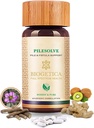 Biogetica Pilesolve 天然草药补充剂,配液和姜汁-非GMO-100% Vegan Ayurveda 补充剂