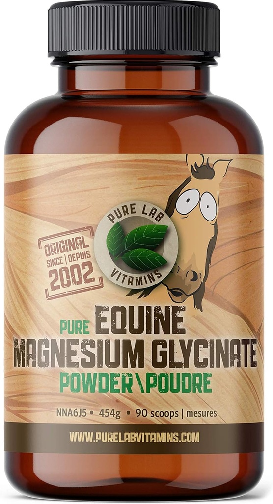 纯实验室维生素 Equine 镁甘油粉 - 454克