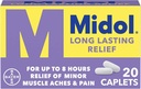 Midol Long lasting Relief - 20个卡片,包6