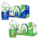 Orgain 清洁蛋白摇摆、草药奶油、香草豆(12袋)和Orgain 有机营养蛋白摇摆、草莓和奶油(12袋)
