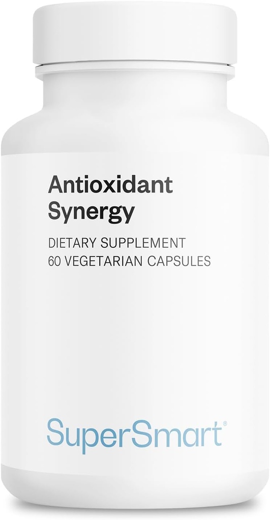 超级智能 - 抗氧化剂协同 - 与 Tummeric Curcumin & Alpha Lipoic Acid & QQ N-GMO & Gluten Free - 60 蔬菜卡普尔