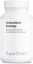 超级智能 - 抗氧化剂协同 - 与 Tummeric Curcumin & Alpha Lipoic Acid & QQ N-GMO & Gluten Free - 60 蔬菜卡普尔