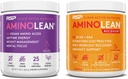 RSP Nutriition Vegan 氨基Lean Pre Workout Energy (Acai 25 services) 配有氨基Lean恢复后工作靴(血橙30 services)
