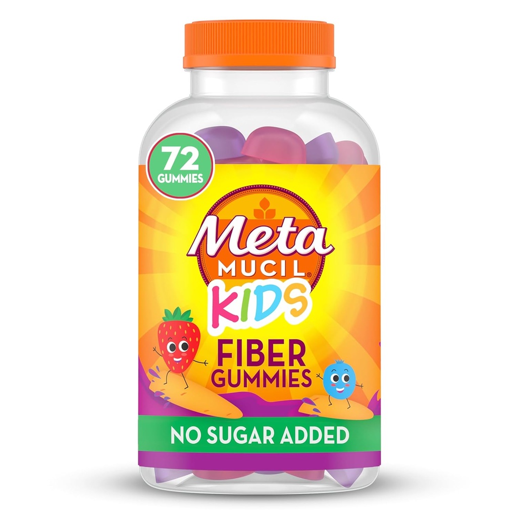 Metamucil, Metamucil 儿童纤维补充剂 Gummys, 72 伯爵