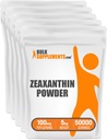 Bulk Assupports.com Zeaxanthin Powder - Zeaxanthin Assupposes,出自马里戈德花卉摘录 - Gluten Free,每服务100mg(Zeaxanthin 5mg),5kg(11磅)(包5)