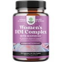 Natures Conft Potent DIM 妇女补充剂 -- -- 配有DIM和黑椒更年期支助和PMS救济的Hormone 平衡 -- -- 每服一次更年期补充剂