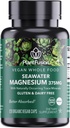 来自海水的植物融合 Vegan Magnesium Complex 375mg,生物可用海洋镁与发酵有机整体食品混合,非GMO,肌肉和放松支持,120 Cap