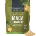 Viva Naturals Organical Maca Powder, Gelatinized, 16 oz (1 lb) — Vegan, USDA Organic, Gluten-Free, 非GMO 秘鲁超食品在可逆袋中