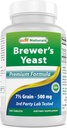 最佳自然(Best Naturals,Brewers Yeast, 7-1/2 Grains with Vitamin B1, Vitamin B2, 1000 mg 240 片(240 count (Pack of 1))).