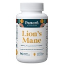 Pattle Wellness Lion的马恩蘑菇 – 用于认知和焦点支持的补盖 – 强化吸收 – 90 Vegan Capsules