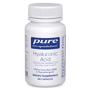 纯封装 Hyaluronic Acid - 用于皮肤水分、联合润滑剂和联合健康* - 有效吸收 - Gluten Free - Vegan & N-GMO - 60 Capsules