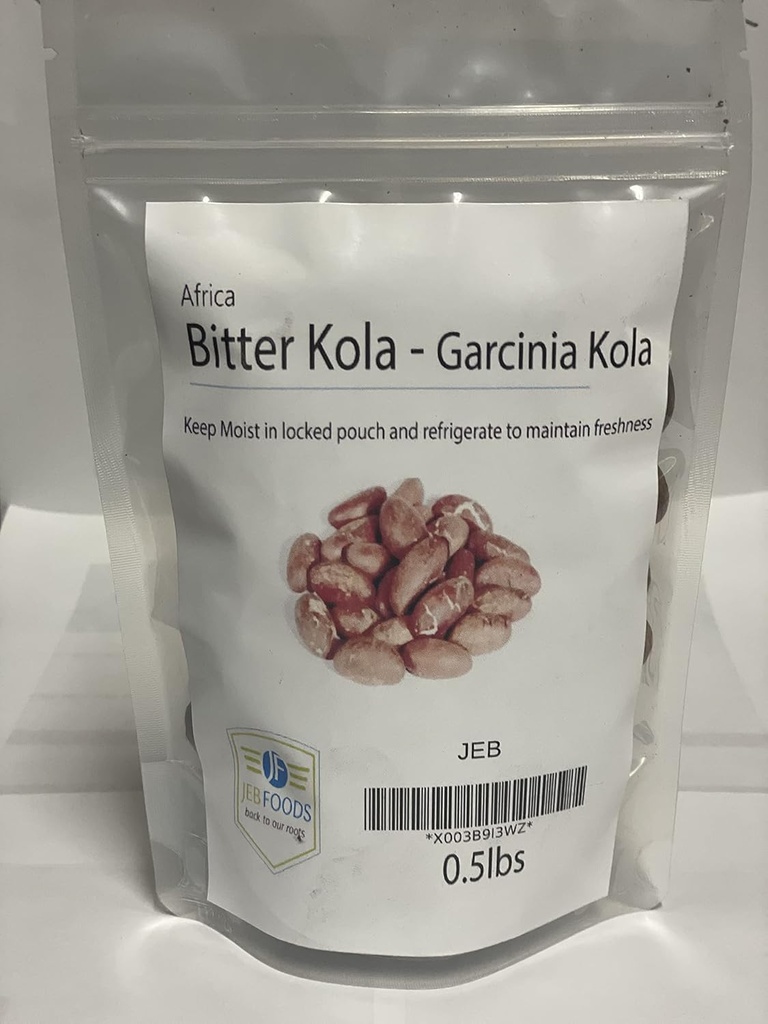 JEB FOODS 非洲苦艾酒 Kola Nuts、Bitter Kola Retro Garcinia、Petit Cola Nut、Obi Abata Cola Nut(8oz)