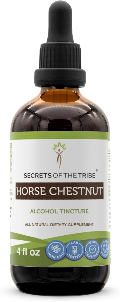 部落马栗酒液提取秘诀 马栗(英语:Aesculus hipocastanum) 干果补品(4 FL OZ)