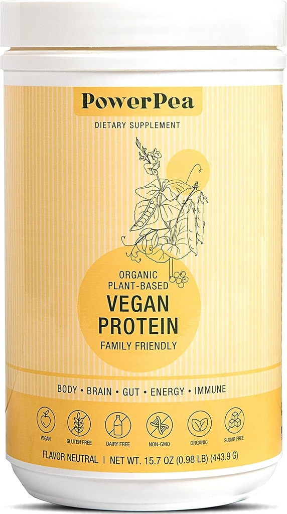 植物基 Vegan 蛋白质不受欢迎 -- -- USDA 有机体有维生素、纤维、Omega 3、Turmeric、儿童营养、非GMO、乳制品自由、Alergen自由、糖和葡萄糖自由