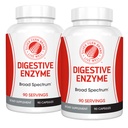 Silver Fern Brand Ultimate HighPotency 消化酶补充剂 - 2瓶 - 100%肠道覆盖 - 消化舒适 - 改善食品可耐性