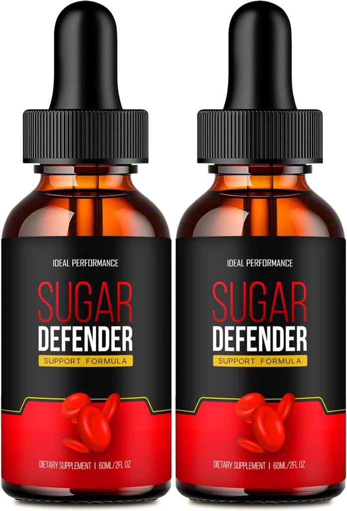 IDEFORMANCE 防糖剂滴,防糖剂补充液滴 - 最大强度,防糖剂健康和福利 所有自然公式,防糖剂液体审查(2包)