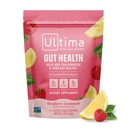 Ultima 增资者 Gut 健康补充剂和电解剂 Powder - Raspberry Lemonade, 14个粘贴包装 - 加有 Gut 健康福利的水化包装