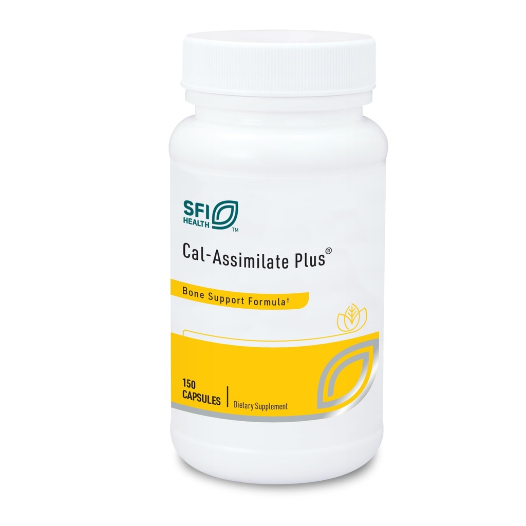 Klaire Labs SFI 健康 Cal-Assimilate Plus - 含有维生素D3,关键矿物和Chondroitin硫酸盐的三重钙骨支持复合体,伪聚苯乙烯和无聚苯乙烯(150卡普尔)