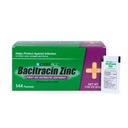 Careall Bacitracin 抗生素锌膏(144 Pack),0.9gr Foil Packet. 预防小刀、破伤风和烧伤感染的急救药