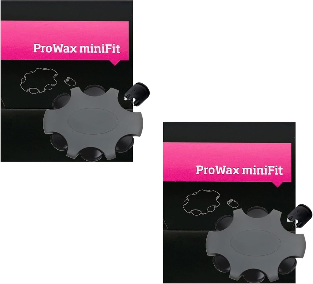 (12 Pcs) Oticon 听力辅助器的迷你Fit Prowax Wax Guards滤镜, Oticon 迷你Fit 听力辅助器的替换部件 清洁套件(2包)