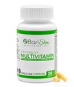 BariSlim Once Daily Bariatric 多维特敏 Capsule - 60 mg of Iron - Bariatric Vitamin - 外科手术(包括肠道和肠道)补充 30天供应