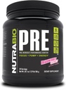 NutraBio Pre Workout Powder - 老公式 - 持续能源,精神焦点,耐力 - Beta Alanine, Creatine, Cafeine, Electrolytes - 20 services - Dragonfe果糖