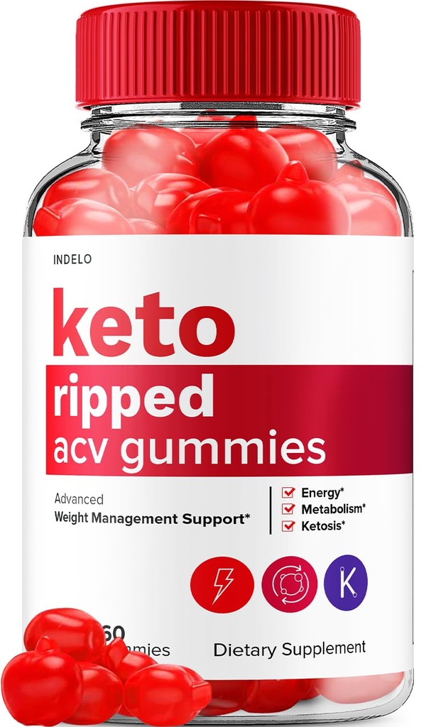Keto Ript ACV Gummys - 高级 Ript Keto + ACV 重量管理 Gummys Apple 苹果 苹果 苹果 苹果 葡萄酒 Ript ACV Gummys 饮食补充评论 额外力量(60 Gummys)