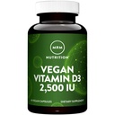 MRM Vegan 维生素 D3 2500 IU + Bone + Immune 健康 由地衣制造 + 支持钙吸收 + Vegan + 蔬菜友好 + 60 服务