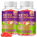 Keto ACV Gummys Gluten & Free 苹果苹果苹果苹果苹果苹果苹果葡萄酒 高级体重损失 - 女性快速脂肪燃烧器饮食补助 - 60 Gummys (1000MG) (2-Pack)